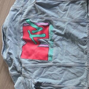 MTV Light Wash Denim Jacket. Size M.  H&M/ Divided Brand.